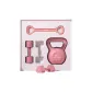 Pink Dumbbell 4kg+10LB Kettlebell+Tensioner