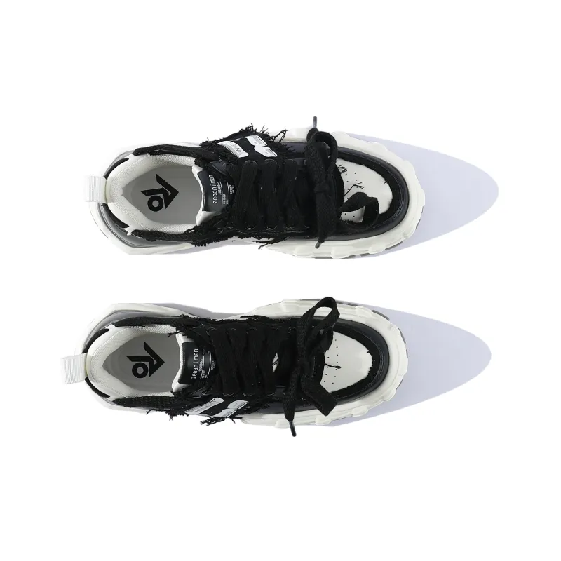 RO Height Increasing Low Top Skateboard Shoes Unisex-11