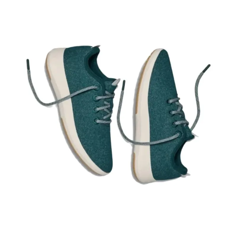 Allbirds Wool Runner Mizzle Wear-Resistant Low-Top Casual Shoes Women's Green-2