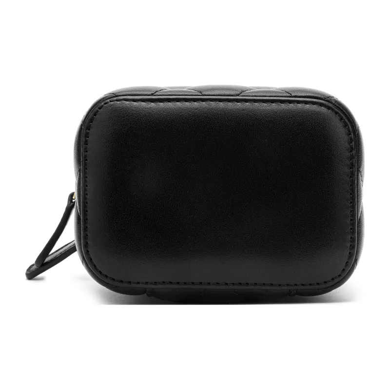 CHANEL 22SS Sheepskin Box Bag, Shoulder Bag, Crossbody Bag Trumpets Women's Black-4