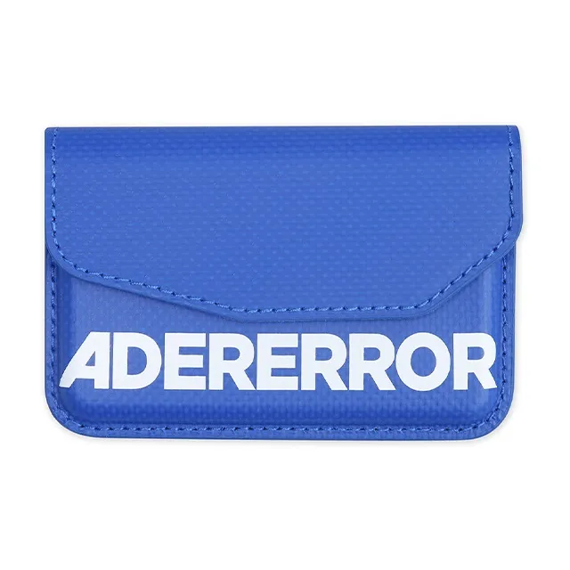 ADER ERROR PVC Card Holder Wallet Regular Unisex Blue-0