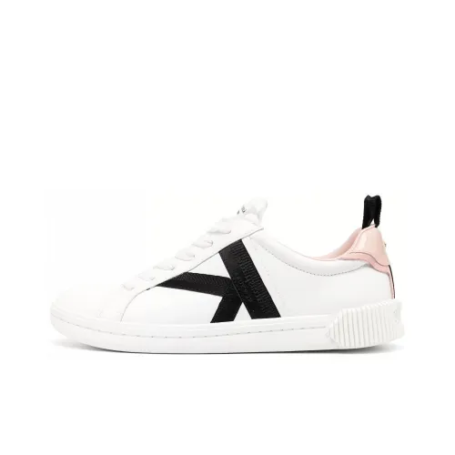 kate spade Embossed-logo Leather Sneakers