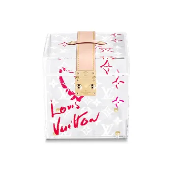 LOUIS VUITTON Limited Edition Cude Scott Box White