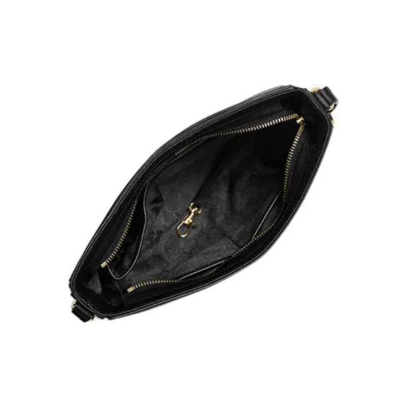 MICHAEL KORS Jet Set Travel Leather Messenger Bag Shoulder Bag Women's Black-3