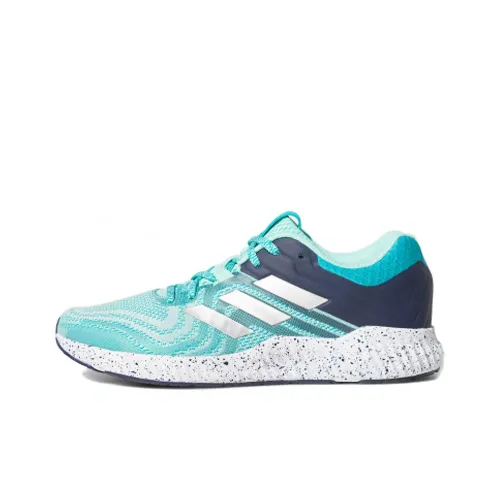 Adidas Aerobounce St 2 Running Shoes Women's Low-Top Light Green/White/Blue