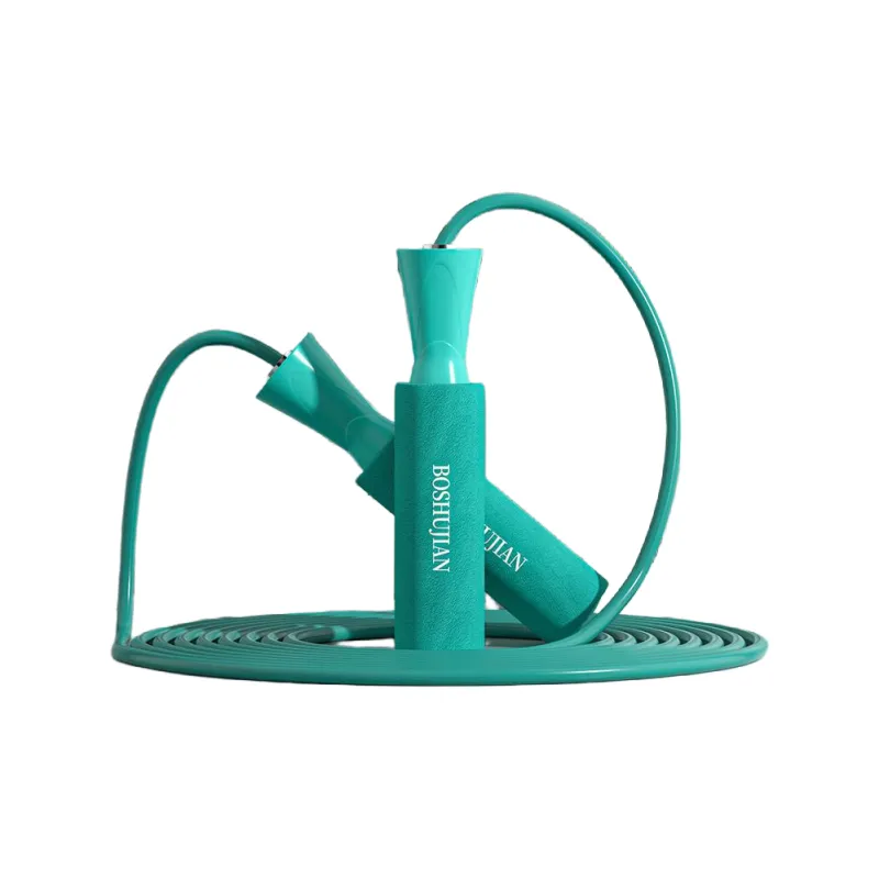 Bo Shu Jian Aerobic Fat Reduction Non Countable Jump Ropes Adults Foam PP Controller PVC Rope-12