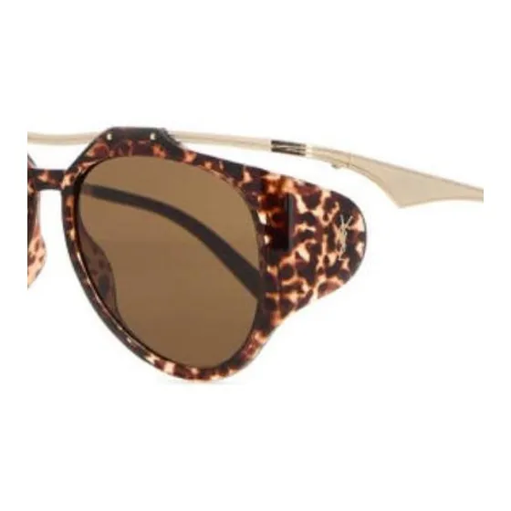 SAINT LAURENT Aviator Frame Sunglasses-2