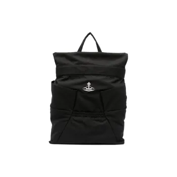 Vivienne Westwood Bioresorbable Polyester Backpack Regular Men's Black
