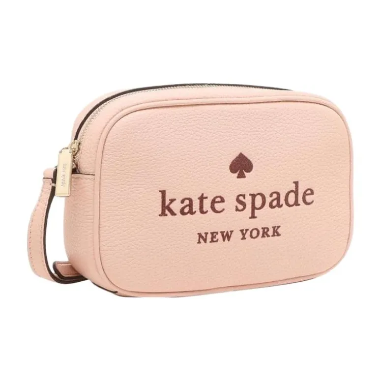 Kate Spade Leather Camera Bag Shoulder Bag Crossbody Bag Mini Women's Light Pink-2