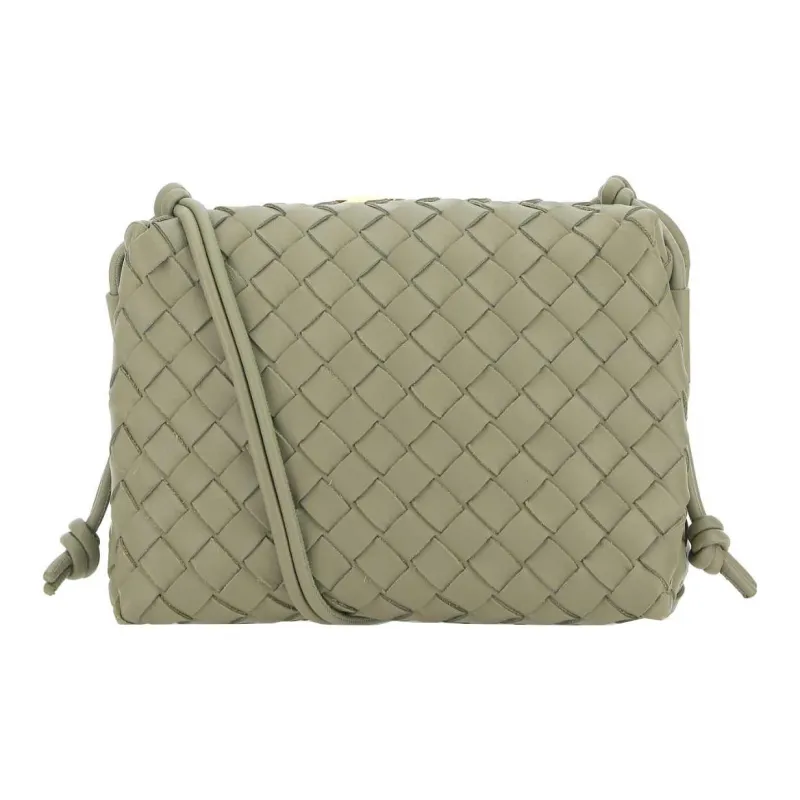 Bottega Veneta Small Loop Camera Bag Travertine-0