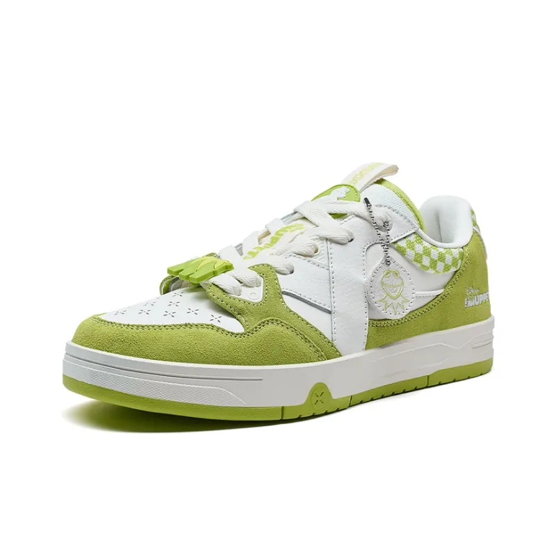 XTEP MAXX1.0 Skateboard Shoes Men Low Top Sail White/Lime-2