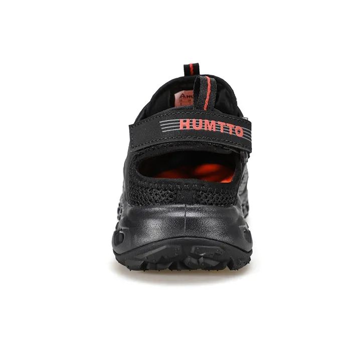HUMTTO River Trekking Shoes Men's Chestnut Black-2