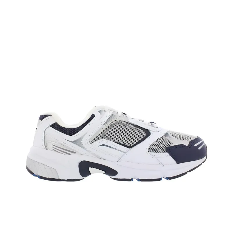 FILA Memory Decimus Cushioning Wear-Resistant Low-Top Casual Shoes Men's Blue White-1