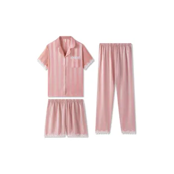 Good Fortune Pajama Set Women's Peach