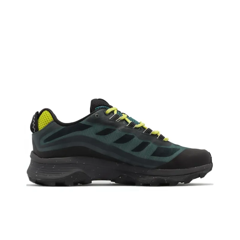 MERRELL Moab Speed GTX Cushioning Wear-Resistant Low-Top Outdoor Shoes Men's Black Green-1