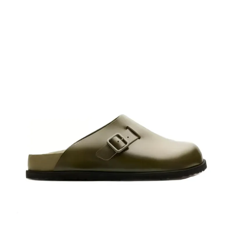 Birkenstock Wrap-toe Slippers Unisex Olive Green-1