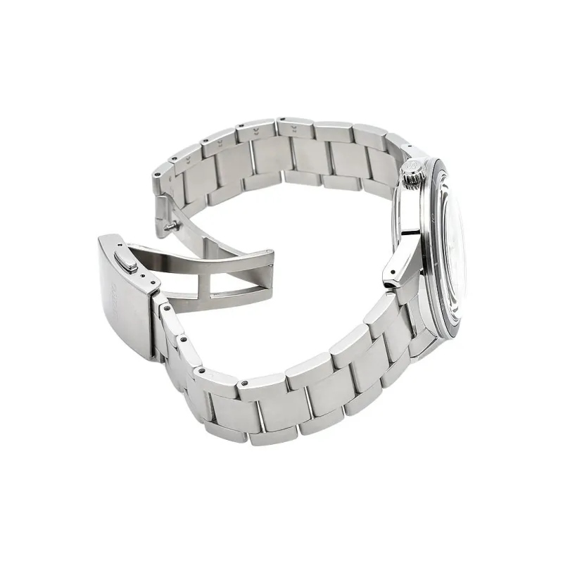 SEIKO Automatic Mechanical Movement Stainless Steel Strap Watch Men's Watches White Dial-3