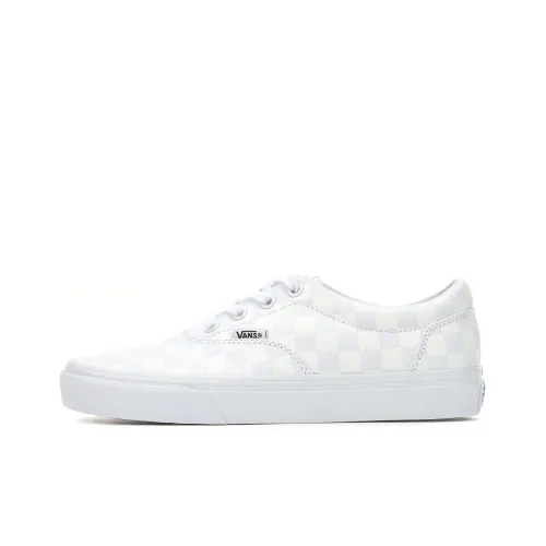 Vans Skateboard Shoes Unisex Low-Top Gray White Checkered