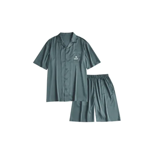 Peninsula City Pajama Set Men's Stream Green