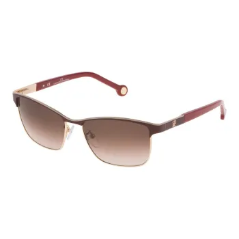 CarolinaHerrera Square Sunglasses Women's Red