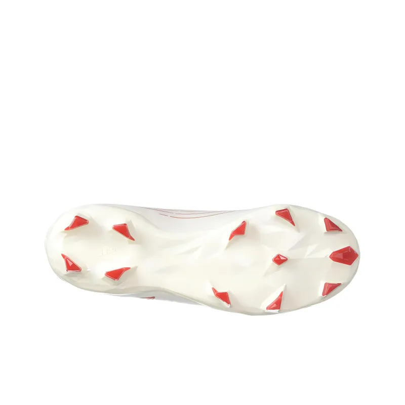 Adidas Predator Edge.3 TF Turf Firm Ground, Artificial Ground Cushioning, Wear Resistant Soccer Shoes Unisex White Red-5