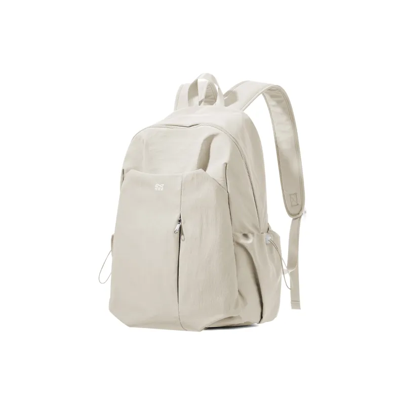 QING QI ZHE Washed Fabric Backpack Regular Unisex Multicolor-15