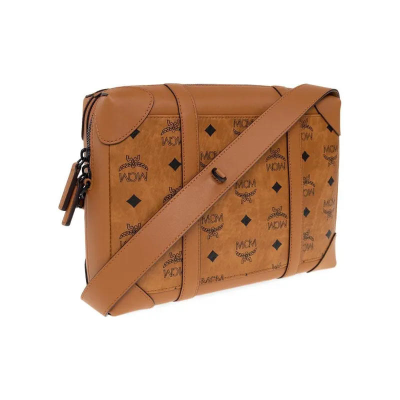 MCM Klassik Visetos Crossbody Bags-1