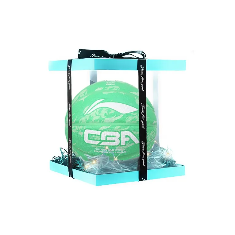 LiNing Rubber Basketball Green Size 5 Training Kids'-13