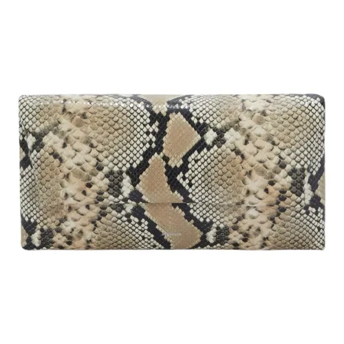 JIL SANDER Calfskin Clutch Women's Hazelnut Mill