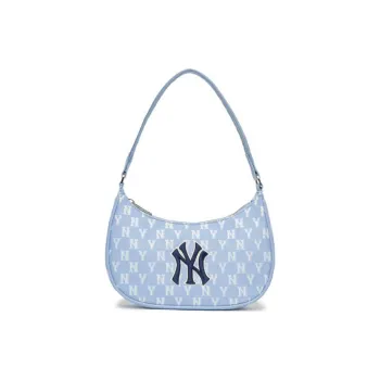 MLB Monogram Collection Polyester Shoulder Bag Handbags Shoulder Bags Regular Women's Baby Blue
