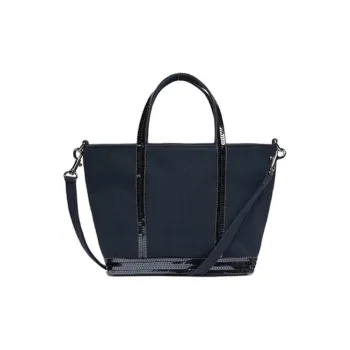 Vanessa Bruno Canvas Tote Bag, Shopping Bag, Canvas Bag, Shoulder Bag, Crossbody Bag, Handbag Extra Small Women's Blue