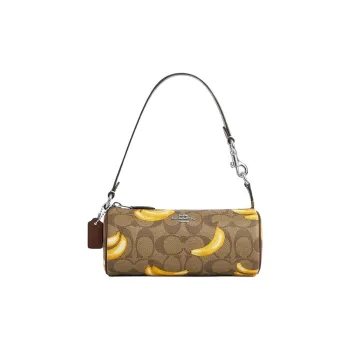 COACH Nolita Artificial Leather Cylinder Bag Handbag, Shoulder Bag Small Size Women's