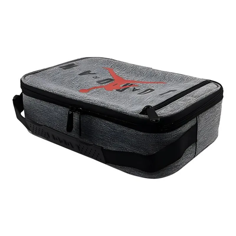 Jordan Polyester Lunch Box And Bag Unisex Gray-2