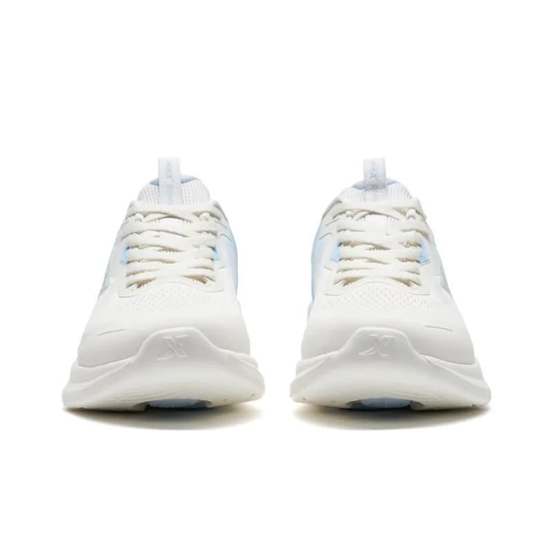 XTEP Running Shoes Women's Low Top Sail White/Microwave Blue-5