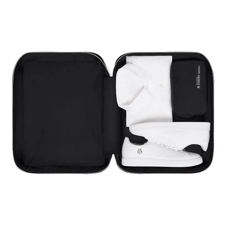 RIMOWA Never Still Canvas With Full-Grain Leather Backpack Unisex Black-6
