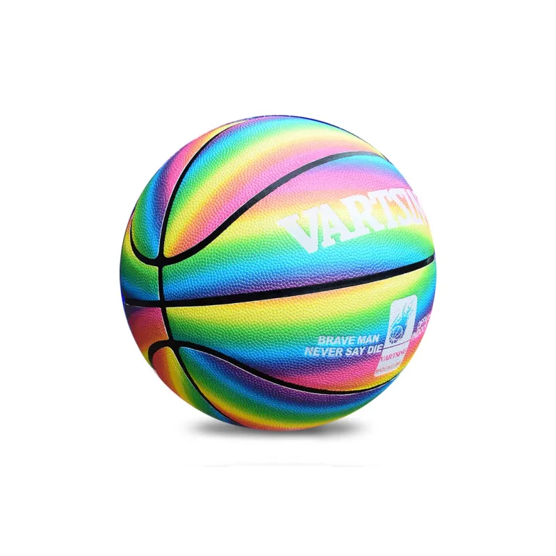 VARTSING PU Basketball Rainbow Individual 7/6/5/4 Size Training Unisex-15
