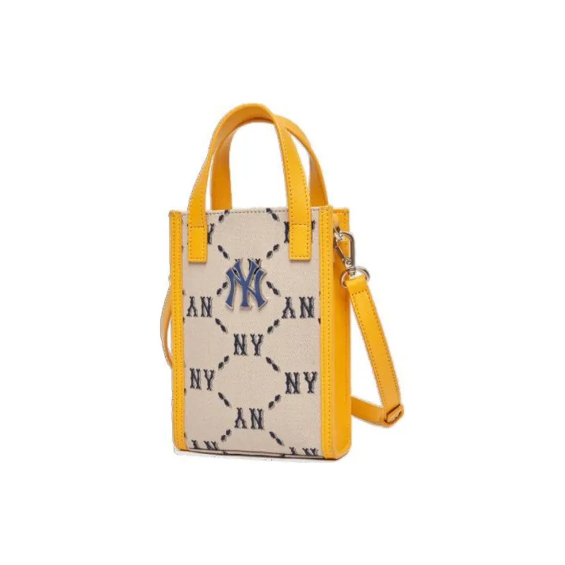 MLB Monogram Collection Cellphone Pouches Yellow Brown Multicolor-2