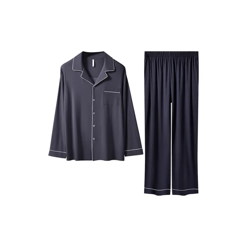 H YXIANG Men Pajama Sets-2