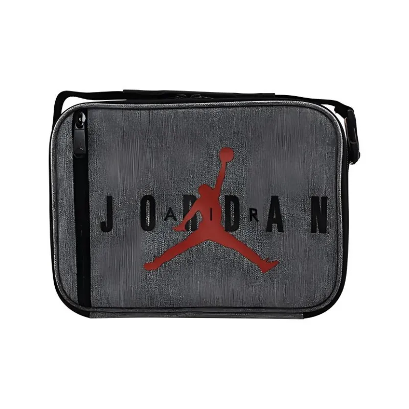Jordan Polyester Lunch Box And Bag Unisex Gray-0