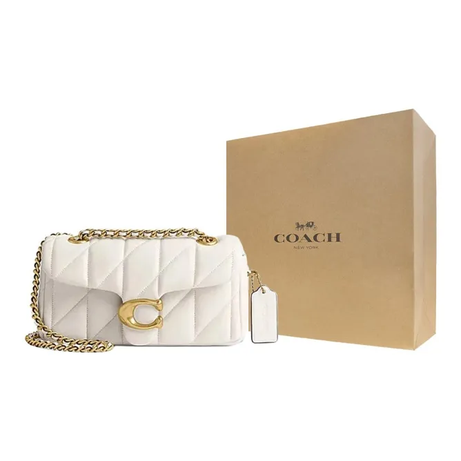 COACH Tabby Sheepskin Pillow Bag Handbag Shoulder Bag Small Size Women's Chalk White-7
