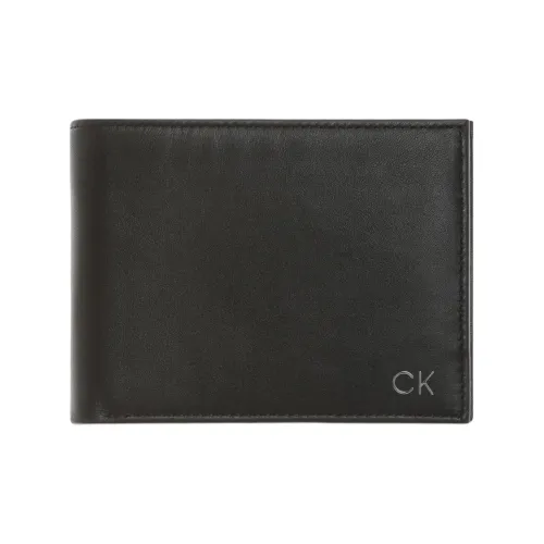 CK/Calvin YM0YM00313 Leather Wallet Men's Black