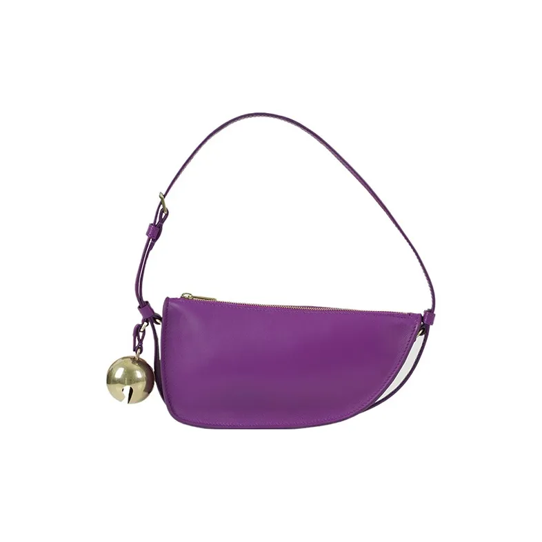 Burberry EKD motif Leather Shoulder Bag-1
