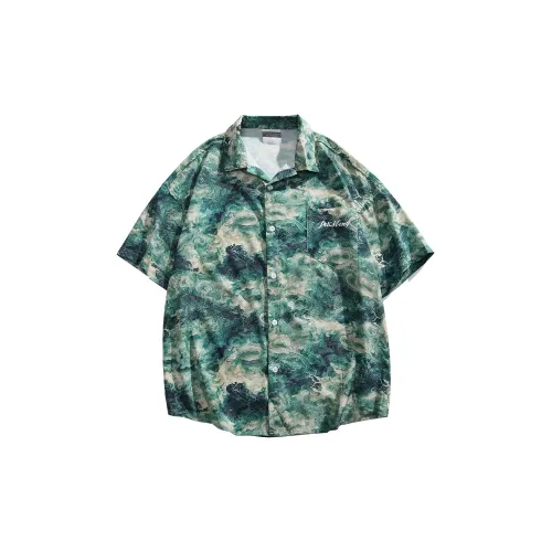 PEIMENG Shirts Unisex Sri Lanka Green