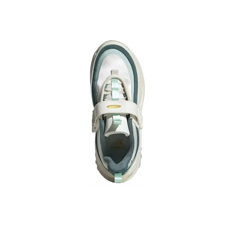 Adidas Maxxwavy Cushioning Anti Slip And Wear Resistant Low Top Chunky Sneakers Unisex White Green-2