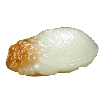 Treasure Hetian Jade Necklace Pendant Unisex Pale Greenish White Jade