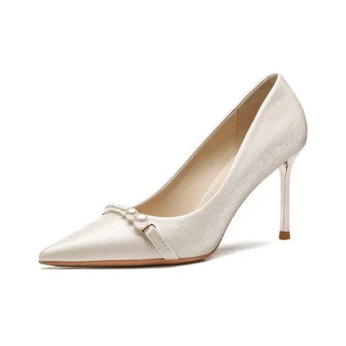 Flamingo High Heels Women's Beige