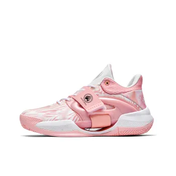 Animal Claws Slip Resistant Shock Absorbers Mid Top Basketball Shoes Unisex Pink