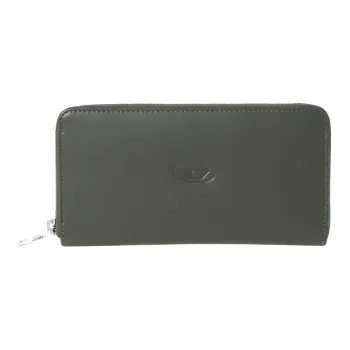 DIESEL Cow Leather Wallet Regular Men's Green