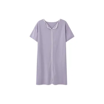 Ordifen Nightgown Women's Light Purple
