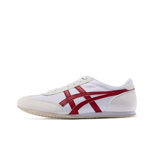 Onitsuka Tiger Machu Racer Casual Shoes Unisex Low-Top White/Red